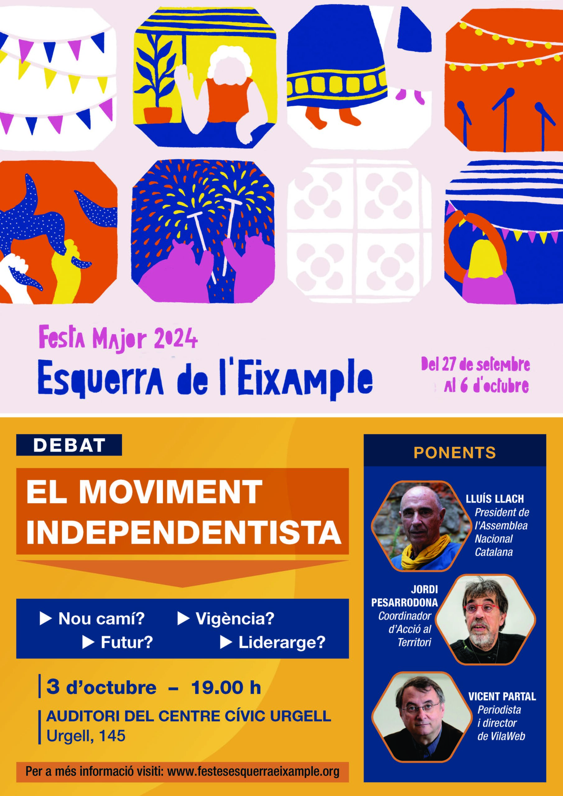 Xerrada / Debat – El moviment independentista: nou camí? futur? vigència? lideratge?