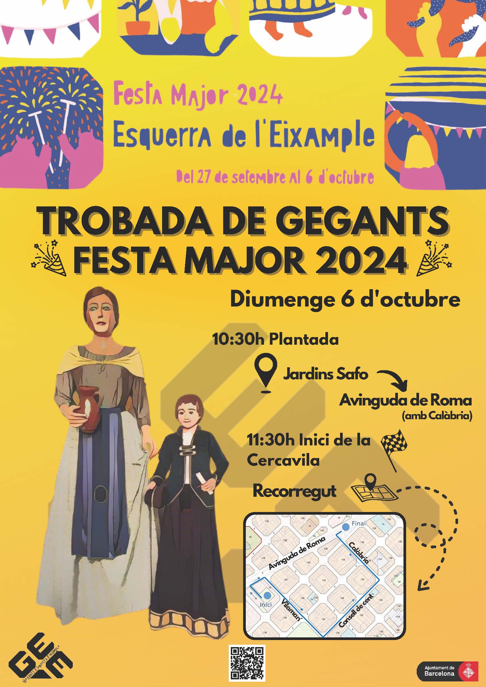 7a trobada de gegants de l’Esquerra de l’Eixample!