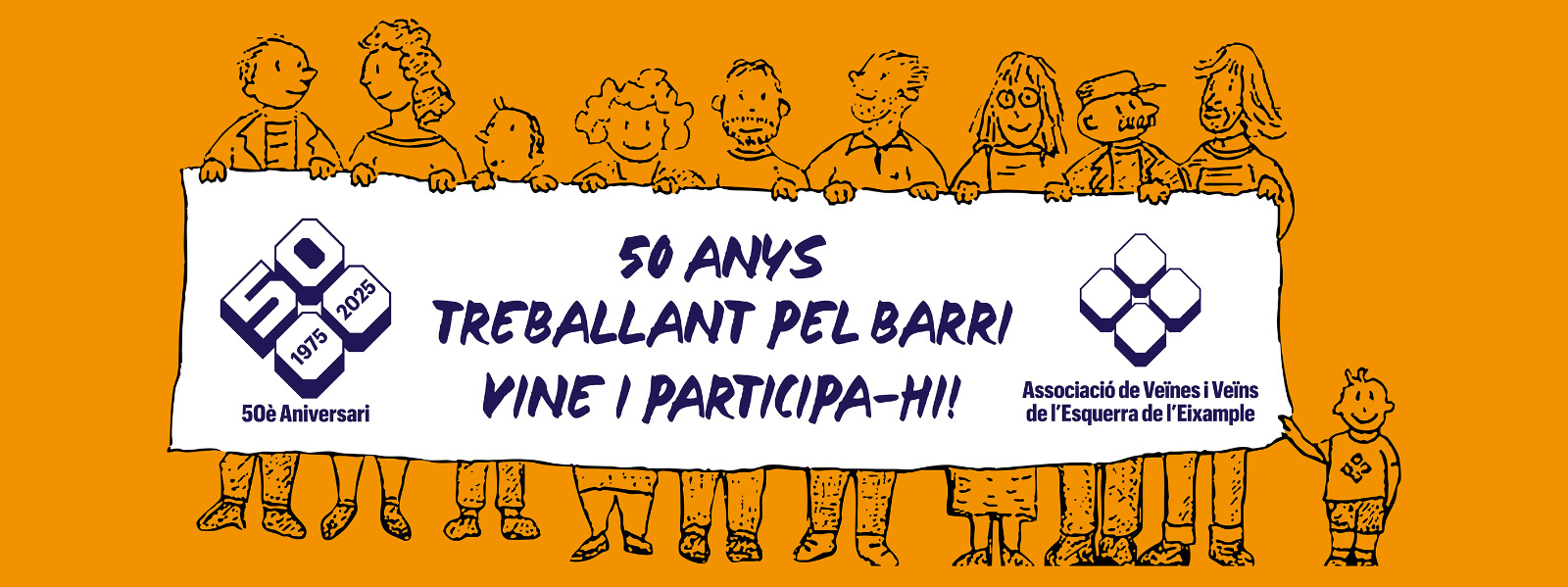EXPOSICIÓ ITINERANT DELS 50 ANYS DE L’ASSOCIACIÓ DE VEÏNS I VEÏNES DE L’ESQUERRA DE L’EIXAMPLE