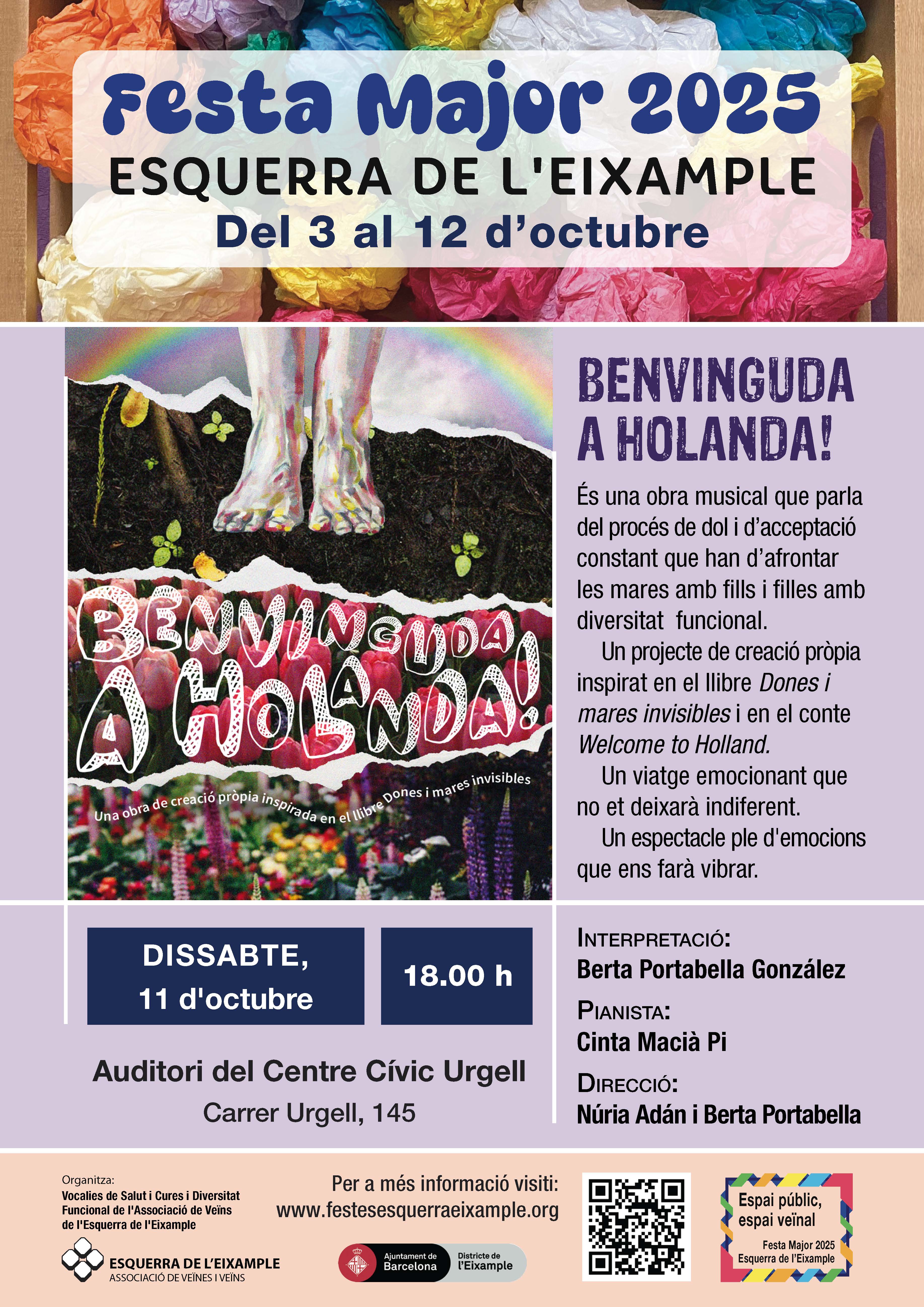 ‘BENVINGUDA A HOLANDA!’ TEATRE MUSICAL AMB PERSONES AMB DIVERSITAT FUNCIONAL I HUMOR