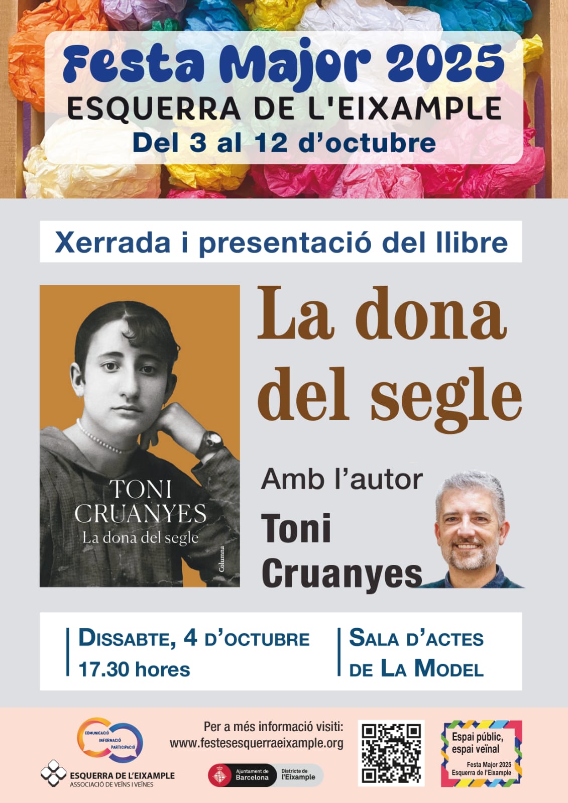 CLUB DE LECTURA, PRESENTACIÓ DEL LLIBRE ‘LA DONA DEL SEGLE’