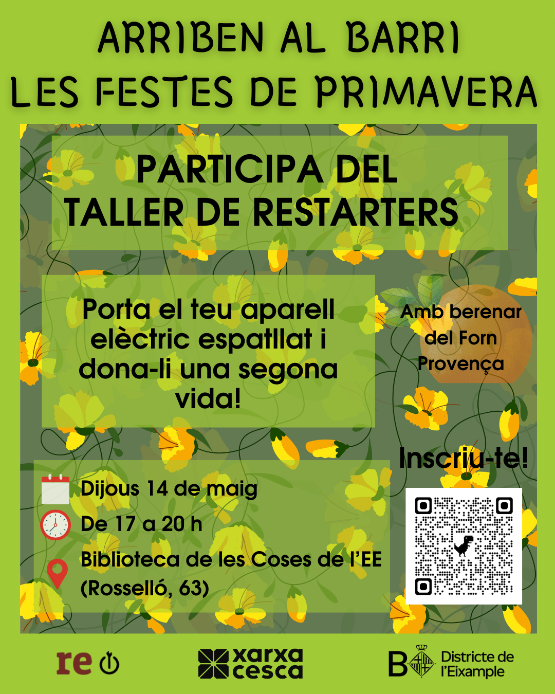 Taller Restarters: dona una segona vida als teus aparells elèctrics