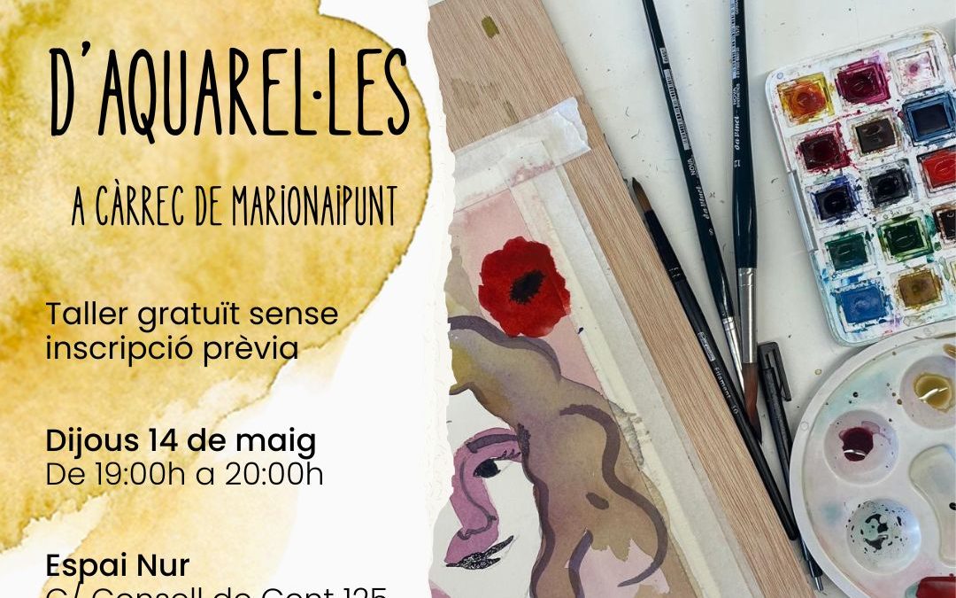 Taller d’il·lustració de plantes amb aquarel·les